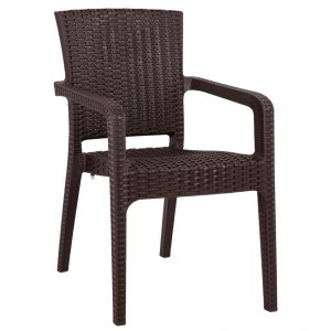 Artelibre - 14720002 ΚΑΡΕΚΛΑ ΚΗΠΟΥ ΚΑΦΕ RATTAN 58X55X87CM