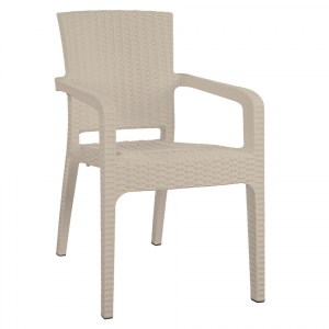 Artelibre - 14720003 ΚΑΡΕΚΛΑ ΚΗΠΟΥ ARTELIBRE ΜΠΕΖ RATTAN 58X55X87CM