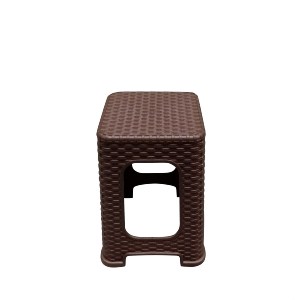 Artelibre - 14720022 ΣΚΑΜΠΟ ARTELIBRE ΚΑΦΕ RATTAN 35X35X46CM