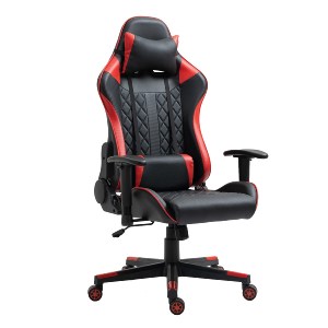 Artelibre - 14730001 ΚΑΡΕΚΛΑ ΓΡΑΦΕΙΟΥ ARTELIBRE GAMING ENNIS ΚΟΚΚΙΝΟ/ΜΑΥΡΟ PVC 70X55X122-131CM