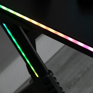 Artelibre - 14760011 ΓΡΑΦΕΙΟ GAMING ARTELIBRE VADER RGB ΜΑΥΡΟ/ΚΟΚΚΙΝΟ ΞΥΛΟ/ΜΕΤΑΛΛΟ 120X65X75CM