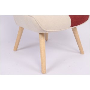 Artelibre - 14770073 ΠΟΛΥΘΡΟΝΑ ARTELIBRE BRIAR ΜΠΟΡΝΤΟ/ΓΚΡΙ PATCHWORK ΥΦΑΣΜΑ/ΞΥΛΟ 73X69X96CM