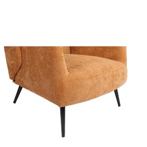 Artelibre - 14770084 ΠΟΛΥΘΡΟΝΑ ARTELIBRE NORA ΠΟΡΤΟΚΑΛΙ ΥΦΑΣΜΑ/ΜΕΤΑΛΛΟ 100X80X89CM