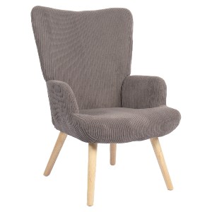 Artelibre - 14770087 ΠΟΛΥΘΡΟΝΑ ARTELIBRE LIRA ΓΚΡΙ ΥΦΑΣΜΑ ΚΟΤΛΕ/ΞΥΛΟ 94.5X64X70.5CM