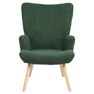 Artelibre - 14770089 ΠΟΛΥΘΡΟΝΑ ARTELIBRE LIRA ΠΡΑΣΙΝΟ ΥΦΑΣΜΑ ΚΟΤΛΕ/ΞΥΛΟ 94.5X64X70.5CM