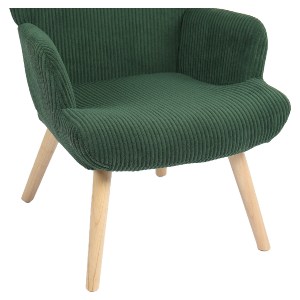 Artelibre - 14770089 ΠΟΛΥΘΡΟΝΑ ARTELIBRE LIRA ΠΡΑΣΙΝΟ ΥΦΑΣΜΑ ΚΟΤΛΕ/ΞΥΛΟ 94.5X64X70.5CM