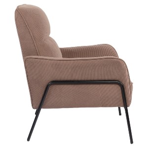 Artelibre - 14770112 ΠΟΛΥΘΡΟΝΑ ARTELIBRE ELAN TAUPE ΥΦΑΣΜΑ ΚΟΤΛΕ/ΜΕΤΑΛΛΟ 94X77X82CM