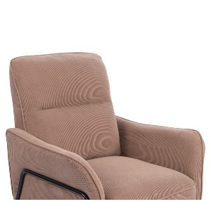 Artelibre - 14770112 ΠΟΛΥΘΡΟΝΑ ARTELIBRE ELAN TAUPE ΥΦΑΣΜΑ ΚΟΤΛΕ/ΜΕΤΑΛΛΟ 94X77X82CM