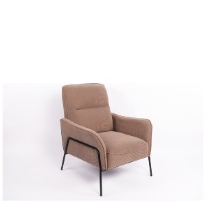 Artelibre - 14770112 ΠΟΛΥΘΡΟΝΑ ARTELIBRE ELAN TAUPE ΥΦΑΣΜΑ ΚΟΤΛΕ/ΜΕΤΑΛΛΟ 94X77X82CM