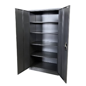 Artelibre - 14800006 ΦΟΡΙΑΜΟΣ ARTELIBRE DURIN ΣΚΟΥΡΟ ΓΚΡΙ ΜΕΤΑΛΛΟ 90X45X180CM