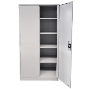 Artelibre - 14800007 ΝΤΟΥΛΑΠΑ ARTELIBRE DWALIN ΑΝΟΙΧΤΟ ΓΚΡΙ ΜΕΤΑΛΛΟ 90X45X180CM