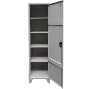 Artelibre - 14800022 ΦΟΡΙΑΜΟΣ ARTELIBRE SINDARIN ΑΝΟΙΧΤΟ ΓΚΡΙ ΜΕΤΑΛΛΟ 50X50X185CM