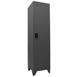 Artelibre - 14800025 ΦΟΡΙΑΜΟΣ ARTELIBRE IKORIN ΣΚΟΥΡΟ ΓΚΡΙ ΜΕΤΑΛΛΟ 50X50X185CM