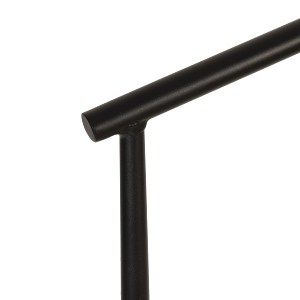 Artelibre - 14840025 ΣΚΑΜΠΟ ARTELIBRE MANDRAKA ΜΑΥΡΟ/ΦΥΣΙΚΟ ΑΛΟΥΜΙΝΙΟ/RATTAN 56X63X108CM