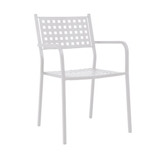 Artelibre - 14840085 ΠΟΛΥΘΡΟΝΑ ΚΗΠΟΥ ARTELIBRE MONTU ΛΕΥΚΟ ΜΕΤΑΛΛΟ 54X51X84CM