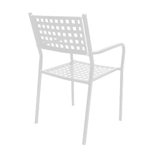 Artelibre - 14840085 ΠΟΛΥΘΡΟΝΑ ΚΗΠΟΥ ARTELIBRE MONTU ΛΕΥΚΟ ΜΕΤΑΛΛΟ 54X51X84CM
