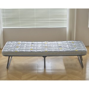 Artelibre - 14920016 ΚΡΕΒΑΤΙ ΣΠΑΣΤΟ ARTELIBRE FLEXREST ΜΕ ΣΤΡΩΜΑ ΠΑΧΟΥΣ 12CM ΜΑΥΡΟ ΜΕΤΑΛΛΟ 180X80X33CM