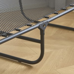 Artelibre - 14920016 ΚΡΕΒΑΤΙ ΣΠΑΣΤΟ ARTELIBRE FLEXREST ΜΕ ΣΤΡΩΜΑ ΠΑΧΟΥΣ 12CM ΜΑΥΡΟ ΜΕΤΑΛΛΟ 180X80X33CM