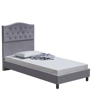 Artelibre - 14920022 ΚΡΕΒΑΤΙ ΜΟΝΟ ARTELIBRE JUNIPER ΓΚΡΙ ΥΦΑΣΜΑ ΓΙΑ ΣΤΡΩΜΑ 90X200CM