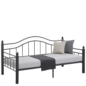 Artelibre - 14920035 ΚΑΝΑΠΕΣ ΚΡΕΒΑΤΙ ARTELIBRE PECOS ΜΑΥΡΟ ΜΕΤΑΛΛΟ ΓΙΑ ΣΤΡΩΜΑ 90X190CM