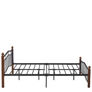 Artelibre - 14920040 ΚΡΕΒΑΤΙ ΗΜΙΔΙΠΛΟ ARTELIBRE ARROWHEAD ΜΑΥΡΟ/ΚΑΡΥΔΙ ΜΕΤΑΛΛΟ ΓΙΑ ΣΤΡΩΜΑ 120X200CM