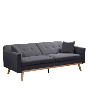 Artelibre - 14950003 ΚΑΝΑΠΕΣ ΚΡΕΒΑΤΙ ARTELIBRE BELVIA ΣΚΟΥΡΟ ΓΚΡΙ 202X89X83CM