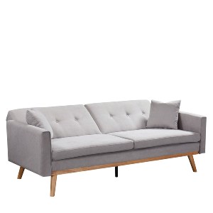 Artelibre - 14950004 ΚΑΝΑΠΕΣ ΚΡΕΒΑΤΙ ARTELIBRE BELVIA ΑΝΟΙΧΤΟ ΓΚΡΙ 202X89X83CM