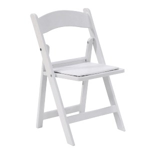 Artelibre - 14980010 ΚΑΡΕΚΛΑ CATERING ARTELIBRE WALLONIA ΠΤΥΣΣΟΜΕΝΗ ΛΕΥΚΟ PP 43.5X41.5X77.5CM