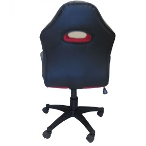 Artelibre - 14990128 ΚΑΡΕΚΛΑ ΓΡΑΦΕΙΟΥ NEWSKILL ΜΑΥΡΟ/ΚΟΚΚΙΝΟ 58X60X90-100CM