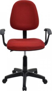 Artelibre - 14990132 ΚΑΡΕΚΛΑ ΓΡΑΦΕΙΟΥ BASIC ΚΟΚΚΙΝΟ ΥΦΑΣΜΑ 55X48X82-94CM