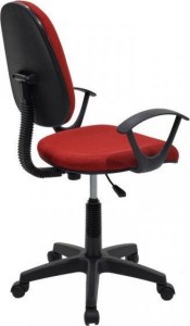 Artelibre - 14990132 ΚΑΡΕΚΛΑ ΓΡΑΦΕΙΟΥ BASIC ΚΟΚΚΙΝΟ ΥΦΑΣΜΑ 55X48X82-94CM
