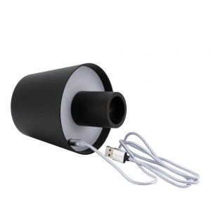 Artelibre - 15290007 ΕΠΙΤΡΑΠΕΖΙΟ ΦΩΤΙΣΤΙΚΟ LED ΦΟΡΗΤΟ PARIS ΓΙΑ ΜΠΟΥΚΑΛΙ ΜΑΥΡΟ ΑΛΟΥΜΙΝΙΟ 11X11X12.5CM