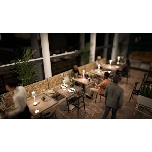 Artelibre - 15290015 ΕΠΙΤΡΑΠΕΖΙΟ ΦΩΤΙΣΤΙΚΟ LED ΦΟΡΗΤΟ FELINE ΛΕΥΚΟ ΑΛΟΥΜΙΝΙΟ 11X11X37.5CM