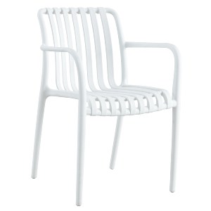 Artelibre - 15300003 ΠΟΛΥΘΡΟΝΑ ΚΗΠΟΥ ARTELIBRE TAHITI ΛΕΥΚΟ PP 58X56X81CM