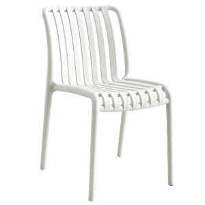 Artelibre - 15300006 ΚΑΡΕΚΛΑ ΚΗΠΟΥ ARTELIBRE TAHITI ΛΕΥΚΟ PP 60X47X80CM