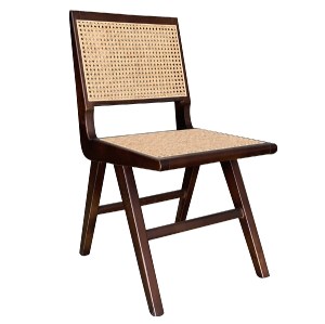Artelibre - 15320021 ΚΑΡΕΚΛΑ ΕΠΑΓΓΕΛΜΑΤΙΚΗ ARTELIBRE COEUS WENGE/ΦΥΣΙΚΟ ΞΥΛΟ/RATTAN 44X41X86CM