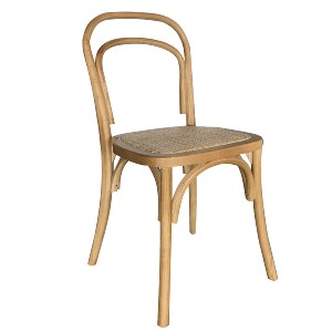 Artelibre - 15320023 ΚΑΡΕΚΛΑ ΕΠΑΓΓΕΛΜΑΤΙΚΗ ARTELIBRE LETO ΦΥΣΙΚΟ ΞΥΛΟ/RATTAN 45X45X89CM