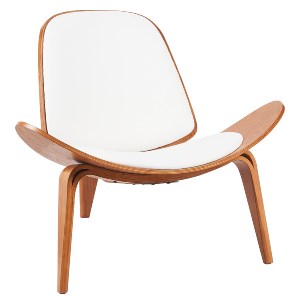 Artelibre - 15330014 ΠΟΛΥΘΡΟΝΑ ARTELIBRE THALOR ΛΕΥΚΟ/ΚΑΦΕ ΞΥΛΟ/PU 90X76.5X74.5CM
