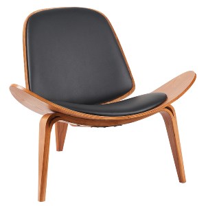 Artelibre - 15330022 ΠΟΛΥΘΡΟΝΑ ARTELIBRE THALOR ΜΑΥΡΟ/ΚΑΦΕ ΞΥΛΟ/PU 90X76.5X74.5CM