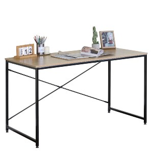 Artelibre - 15340034 ΓΡΑΦΕΙΟ ARTELIBRE IVERTON ΔΡΥΣ/ΜΑΥΡΟ ΜΟΡΙΟΣΑΝΙΔΑ/ΜΕΤΑΛΛΟ 120X60X70CM