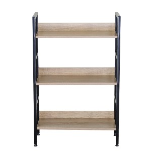 Artelibre - 15340038 ΡΑΦΙΕΡΑ ARTELIBRE MARWOOD ΔΡΥΣ/ΜΑΥΡΟ ΜΟΡΙΟΣΑΝΙΔΑ/ΜΕΤΑΛΛΟ 60X27.6X93CM