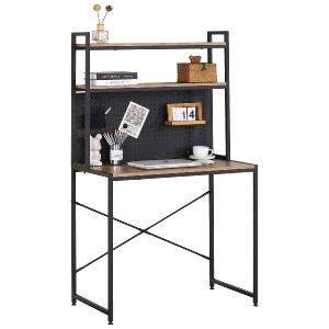 Artelibre - 15340041 ΓΡΑΦΕΙΟ ARTELIBRE OSWELL ΜΕ ΡΑΦΙΑ ΜΑΥΡΟ/ΔΡΥΣ ΜΕΤΑΛΛΟ/ΜΟΡΙΟΣΑΝΙΔΑ 84X50X148.5CM