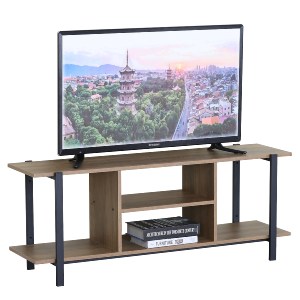 Artelibre - 15340071 ΕΠΙΠΛΟ ΤΗΛΕΟΡΑΣΗΣ ARTELIBRE PENWYN ΚΑΦΕ/ΜΑΥΡΟ ΜΟΡΙΟΣΑΝΙΔΑ/ΜΕΤΑΛΛΟ 120X35X46CM
