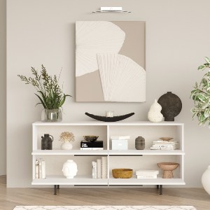 Artelibre - 15350005 ΚΟΝΣΟΛΑ ARTELIBRE CARTMEL ΛΕΥΚΟ ΜΟΡΙΟΣΑΝΙΔΑ/ΜΕΤΑΛΛΟ 44.5X160X74.3CM