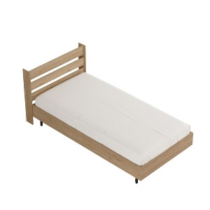 Artelibre - 15350016 ΚΡΕΒΑΤΙ ARTELIBRE SUFFOLK ΦΥΣΙΚΟ ΜΟΡΙΟΣΑΝΙΔΑ/ΜΕΤΑΛΛΟ 108.5X205.6X86CM