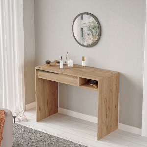 Artelibre - 15350018 ΤΟΥΑΛΕΤΑ ARTELIBRE DEVON ΦΥΣΙΚΟ ΜΟΡΙΟΣΑΝΙΔΑ/ΜΕΤΑΛΛΟ/ΓΥΑΛΙ 44.5X100X75CM