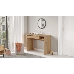 Artelibre - 15350018 ΤΟΥΑΛΕΤΑ ARTELIBRE DEVON ΦΥΣΙΚΟ ΜΟΡΙΟΣΑΝΙΔΑ/ΜΕΤΑΛΛΟ/ΓΥΑΛΙ 44.5X100X75CM
