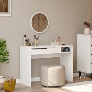 Artelibre - 15350019 ΤΟΥΑΛΕΤΑ ARTELIBRE DEVON ΛΕΥΚΟ ΜΟΡΙΟΣΑΝΙΔΑ/ΜΕΤΑΛΛΟ/ΓΥΑΛΙ 44.5X100X75CM