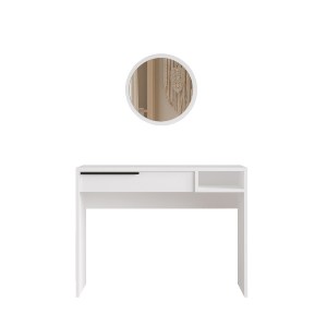 Artelibre - 15350019 ΤΟΥΑΛΕΤΑ ARTELIBRE DEVON ΛΕΥΚΟ ΜΟΡΙΟΣΑΝΙΔΑ/ΜΕΤΑΛΛΟ/ΓΥΑΛΙ 44.5X100X75CM