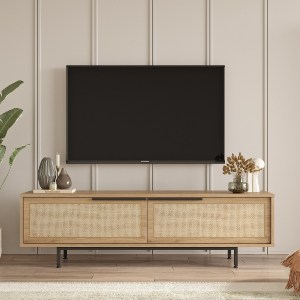 Artelibre - 15350020 ΕΠΙΠΛΟ ΤΗΛΕΟΡΑΣΗΣ ARTELIBRE CORNWALL ΦΥΣΙΚΟ ΜΟΡΙΟΣΑΝΙΔΑ/ΜΕΤΑΛΛΟ 35.5X160X45.1CM